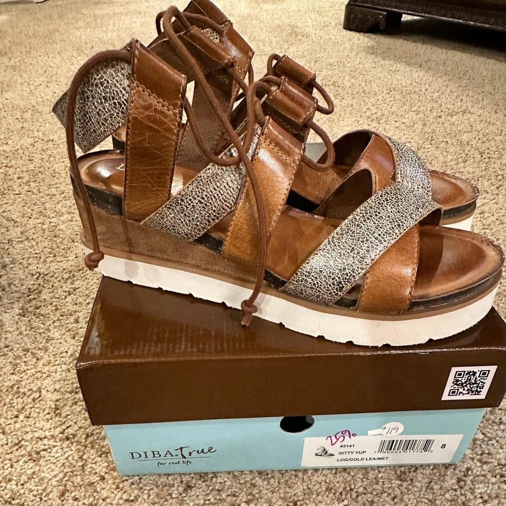 Diba True lace up sandals